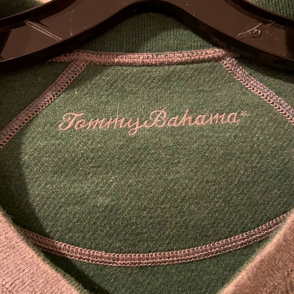 Tommy Bahama Reversible Flipshore Abaco Heather/Palm Verde Sz. XL $110 *EUC - Picture 5 of 10